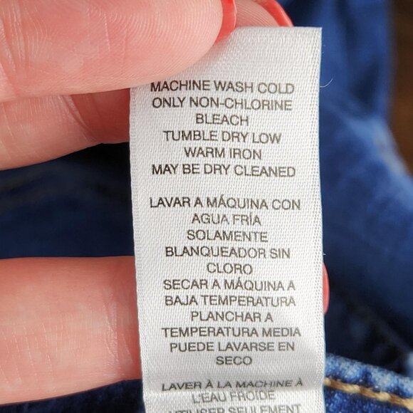 Chicos Jeans Womens 1 Blue 8 Boyfriend Ankle High Rise Stretch Denim Casual - Picture 11 of 11